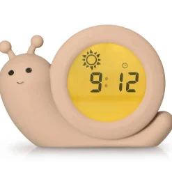 Alecto Slaaptrainer - Nachtlamp - Wekker Simon Beige