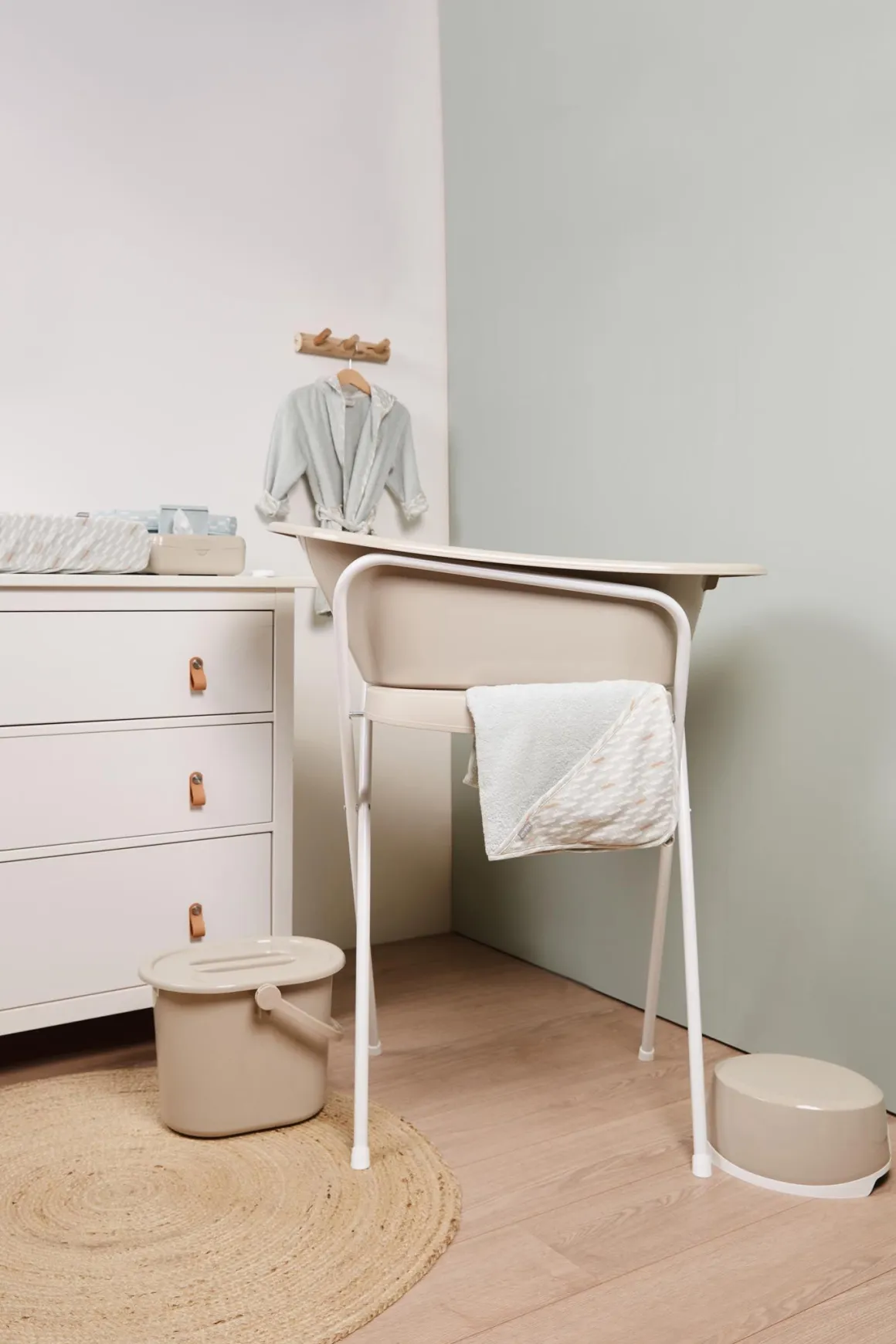 Bébé-Jou Badstandaard Click Taupe 103 cm