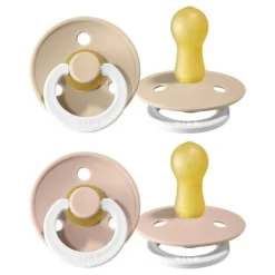 Bibs Fopspeen 2-Pack Night Maat 1 Vanilla - Blush