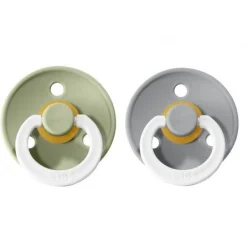 Bibs Fopspeen 2-Pack Night Maat 2 Sage - Cloud