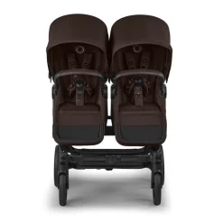 Bugaboo Duo Kinderwagen Donkey 6 Compleet Black - Cocoa Brown