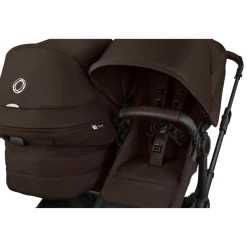 Bugaboo Duo Kinderwagen Donkey 6 Compleet Black - Cocoa Brown