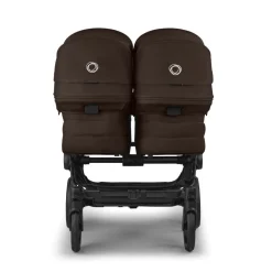 Bugaboo Tweeling Kinderwagen Donkey 6 Compleet Black - Cocoa Brown
