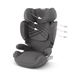 Cybex Autostoel Solution T i-Fix Plus Mirage Grey
