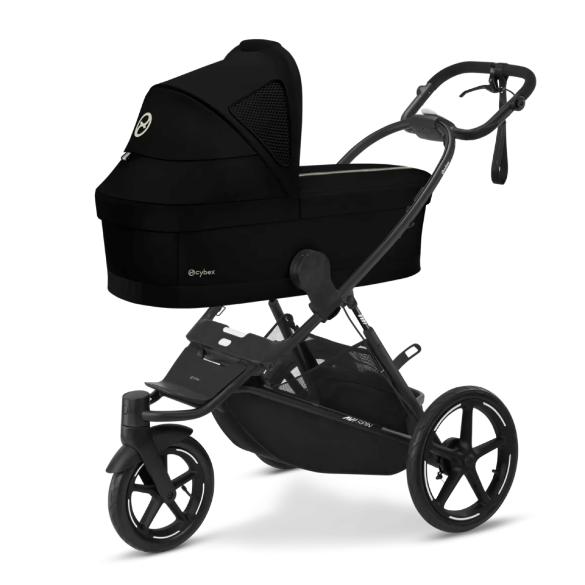 Cybex Avi Spin Kinderwagen Compleet Moon Black