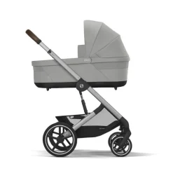 Cybex Balios S Lux Kinderwagen Compleet Stone Grey - Silver Frame