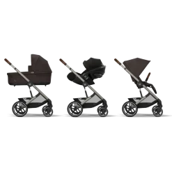 Cybex Balios S Lux Kinderwagen Compleet Chocolate Brown - Taupe Frame