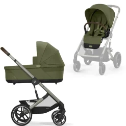 Cybex Balios S Lux Kinderwagen Compleet Moss Green - Taupe Frame