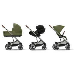 Cybex Balios S Lux Kinderwagen Compleet Moss Green - Taupe Frame