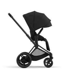 Cybex E-Priam Kinderwagen Compleet Sepia Black - Matt Black Frame