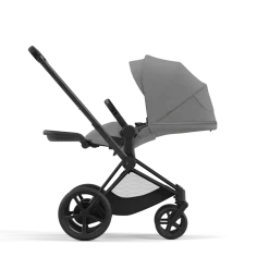 Cybex E-Priam Kinderwagen Compleet Mirage Grey - Matt Black Frame