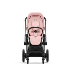 Cybex E-Priam Kinderwagen Compleet Peach Pink - Matt Black Frame