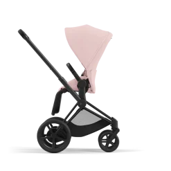 Cybex E-Priam Kinderwagen Compleet Peach Pink - Matt Black Frame
