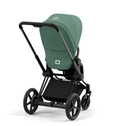 Cybex E-Priam Kinderwagen Compleet Leaf Green - Matt Black Frame