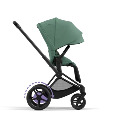 Cybex E-Priam Kinderwagen Compleet Leaf Green - Matt Black Frame