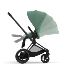 Cybex E-Priam Kinderwagen Compleet Leaf Green - Matt Black Frame