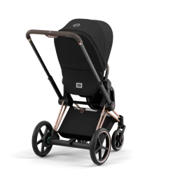 Cybex E-Priam Kinderwagen Compleet Sepia Black - Rosegold Frame