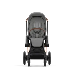 Cybex E-Priam Kinderwagen Compleet Mirage Grey - Rosegold Frame