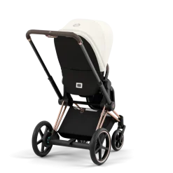 Cybex E-Priam Kinderwagen Compleet Off White - Rosegold Frame