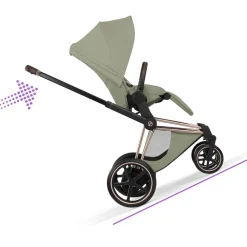 Cybex Kinderwagen e-Priam 5 Compleet Style Rosegold Frame