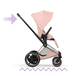 Cybex Kinderwagen e-Priam 5 Compleet Style Rosegold Frame