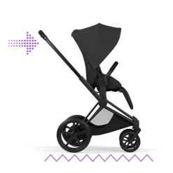 Cybex Kinderwagen e-Priam 5 Compleet Style Matt Black Frame