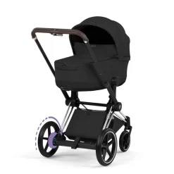 Cybex Kinderwagen e-Priam 5 Compleet Style Chrome Brown Frame