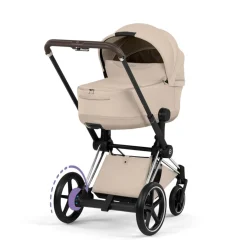Cybex Kinderwagen e-Priam 5 Compleet Style Chrome Brown Frame