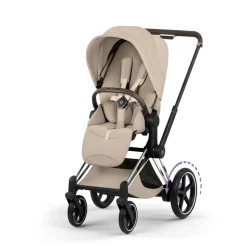 Cybex Kinderwagen e-Priam 5 Compleet Style Chrome Brown Frame