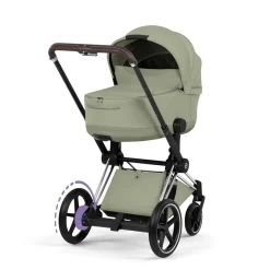 Cybex Kinderwagen e-Priam 5 Compleet Style Chrome Brown Frame