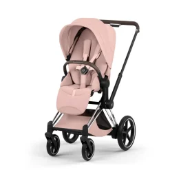 Cybex Kinderwagen e-Priam 5 Compleet Style Chrome Brown Frame