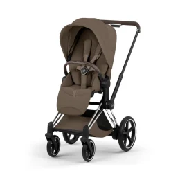 Cybex Kinderwagen e-Priam 5 Compleet Style Chrome Brown Frame