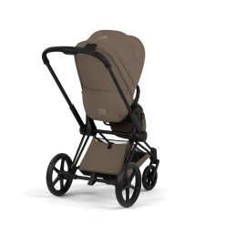Cybex Kinderwagen Priam 5 Compleet Comfort Matt Black Frame - Coconut Brown