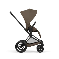 Cybex Kinderwagen Priam 5 Compleet Comfort Matt Black Frame - Coconut Brown