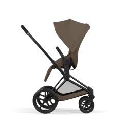 Cybex Kinderwagen Priam 5 Compleet Comfort Matt Black Frame - Coconut Brown