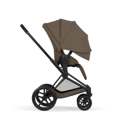 Cybex Kinderwagen Priam 5 Compleet Comfort Matt Black Frame - Coconut Brown