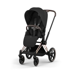 Cybex Kinderwagen Priam 5 Compleet Comfort Rosegold Frame - Sepia Black