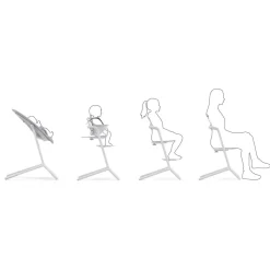 Cybex LEMO 4 in 1 Kinderstoel All White