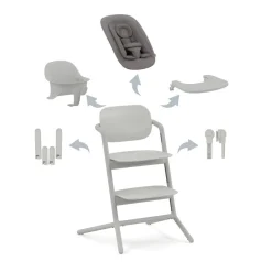 Cybex LEMO 4 in 1 Kinderstoel Suede Grey