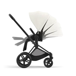 Cybex Priam Kinderwagen Compleet Off White - Matt Black Frame
