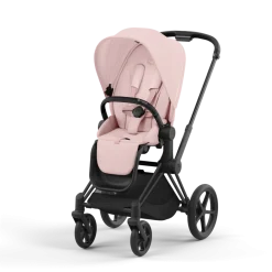 Cybex Priam Kinderwagen Compleet Peach Pink - Matt Black Frame