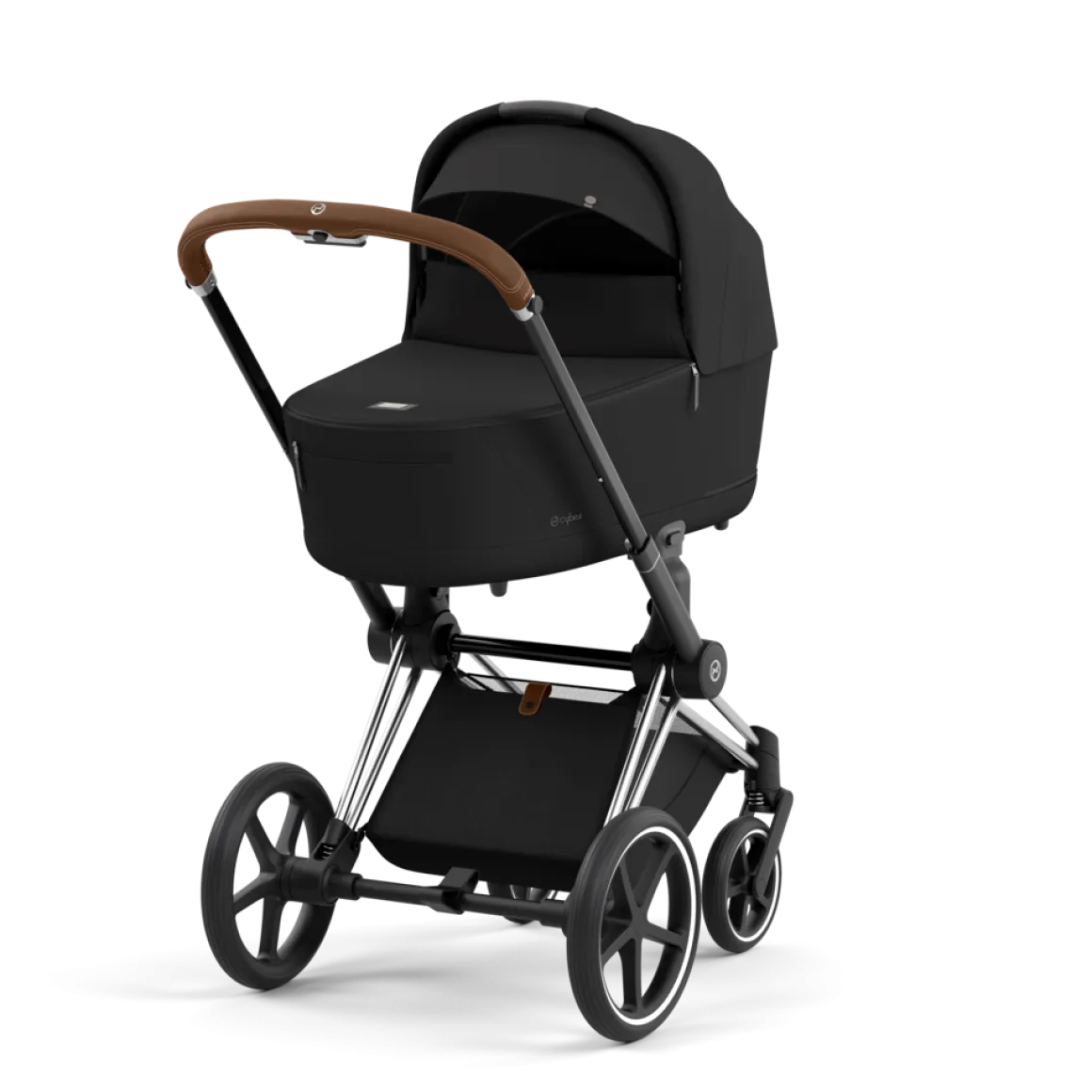 Cybex Priam Kinderwagen Compleet Sepia Black - Chrome Brown Frame