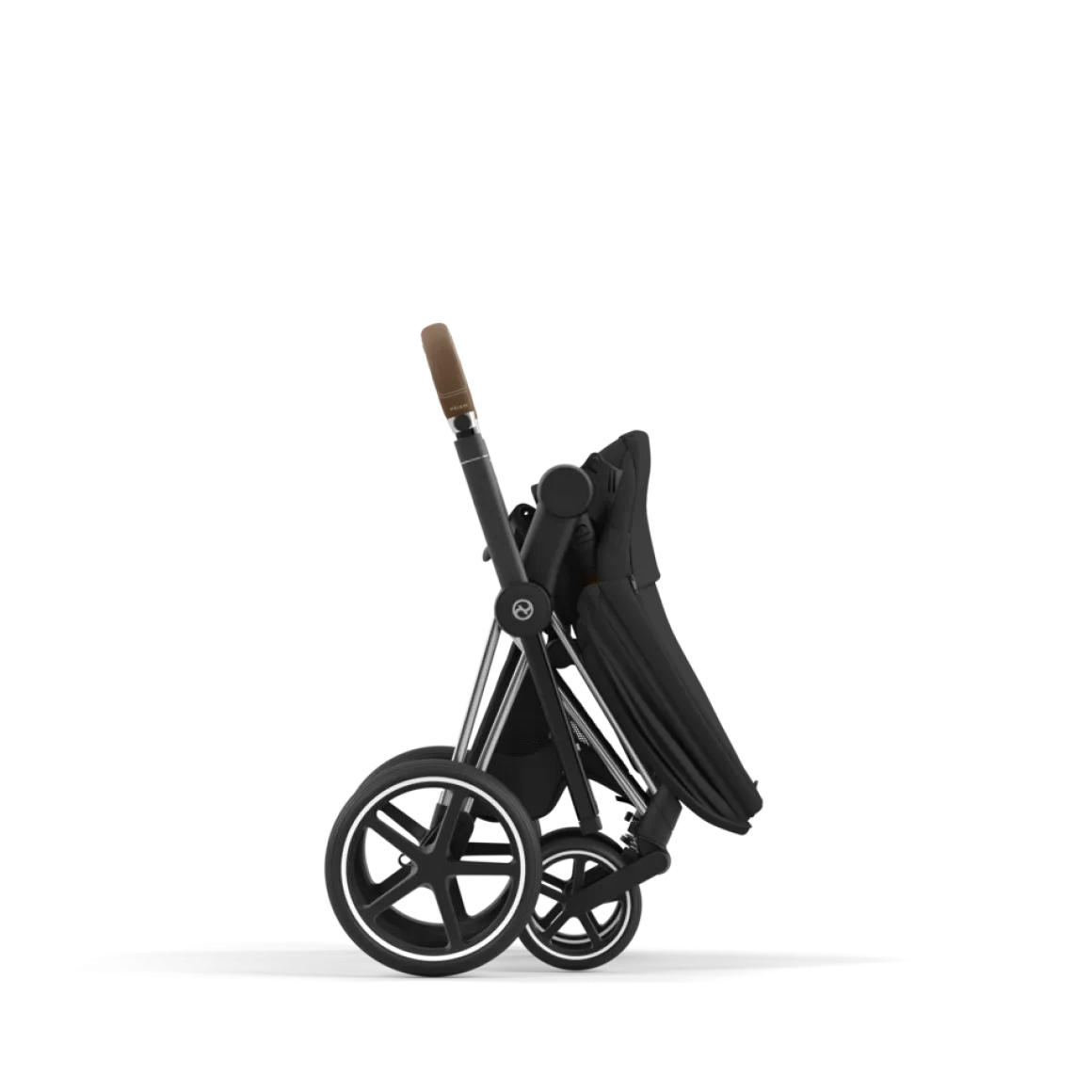 Cybex Priam Kinderwagen Compleet Sepia Black - Chrome Brown Frame