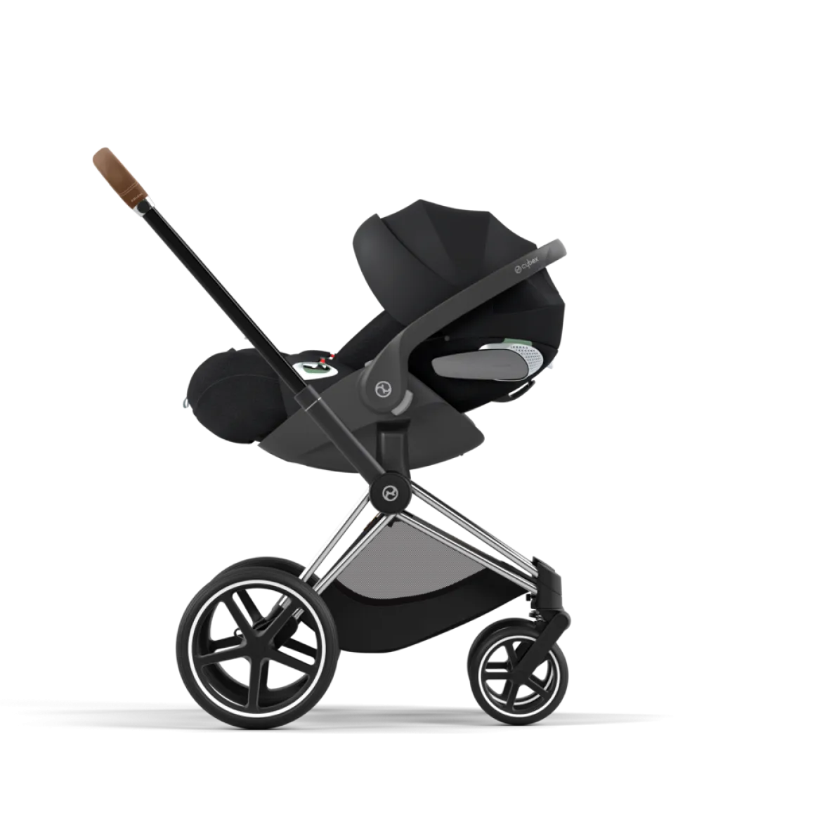 Cybex Priam Kinderwagen Compleet Sepia Black - Chrome Brown Frame