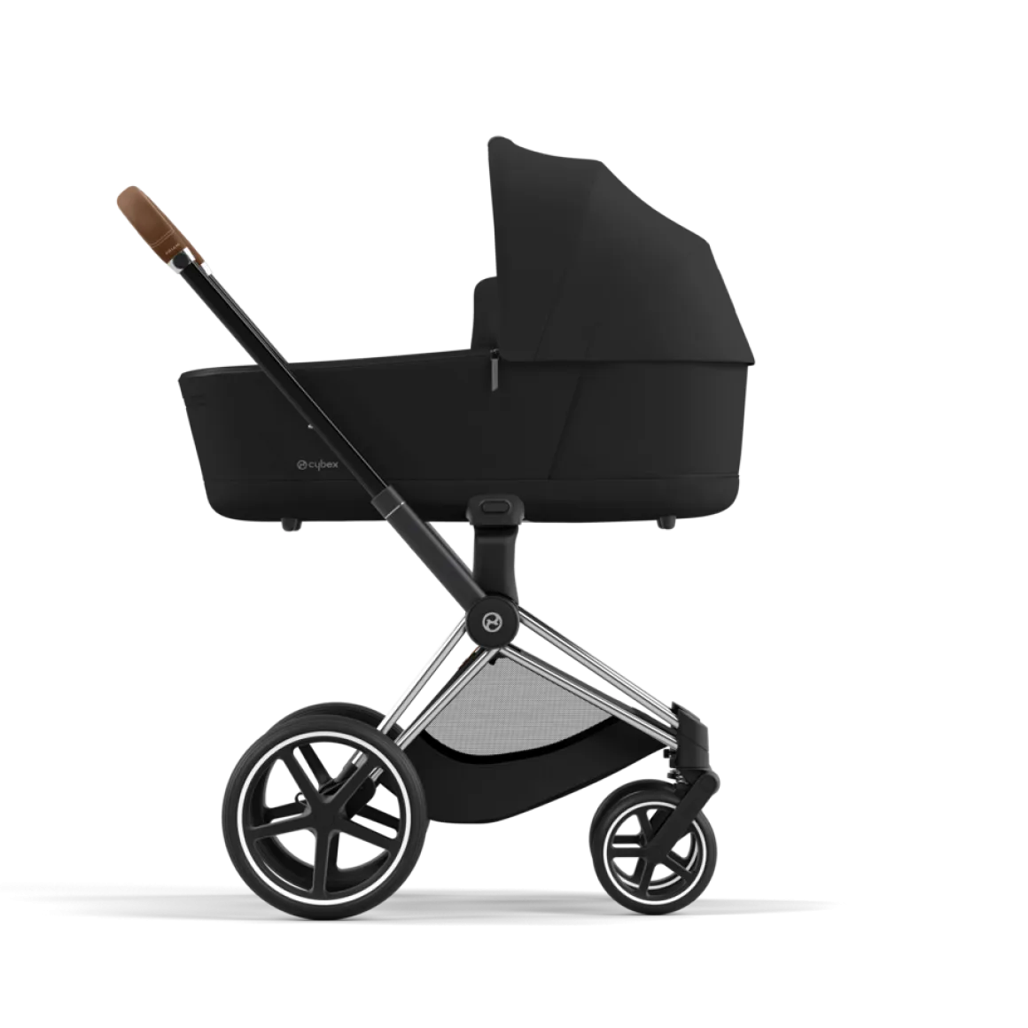 Cybex Priam Kinderwagen Compleet Sepia Black - Chrome Brown Frame