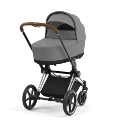 Cybex Priam Kinderwagen Compleet Mirage Grey - Chrome Brown Frame