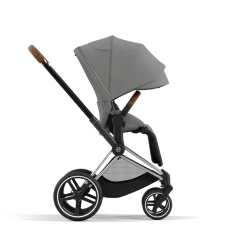 Cybex Priam Kinderwagen Compleet Mirage Grey - Chrome Brown Frame