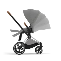 Cybex Priam Kinderwagen Compleet Mirage Grey - Chrome Brown Frame
