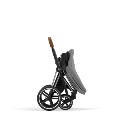 Cybex Priam Kinderwagen Compleet Mirage Grey - Chrome Brown Frame
