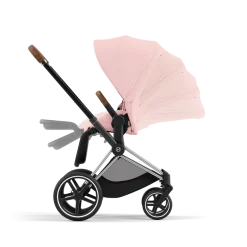 Cybex Priam Kinderwagen Compleet Peach Pink - Chrome Brown Frame